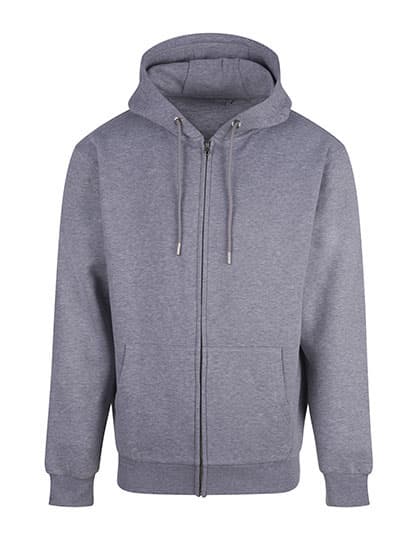 Anthem Studio Zipped Hoodie — Grey Marl