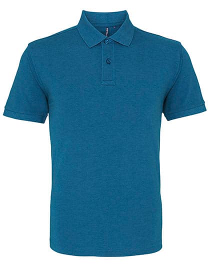Men´s Classic Fit Polo — Teal Heather