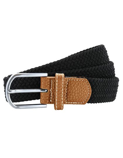 Braid Stretch Belt — Black
