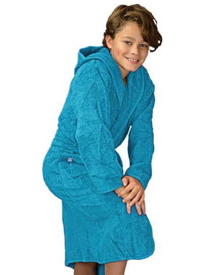 Boyzz&Girlzz® Hooded Bathrobe — Deep Blue