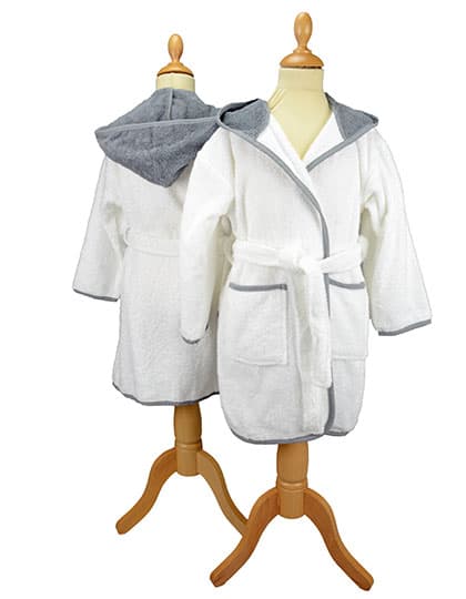 Boyzz&Girlzz® Hooded Bathrobe — White
