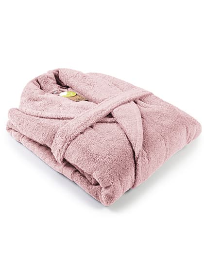 Bathrobe Shawl Collar — Blossom Pink