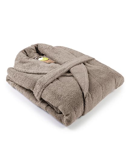 Bathrobe Shawl Collar — Cappuccino
