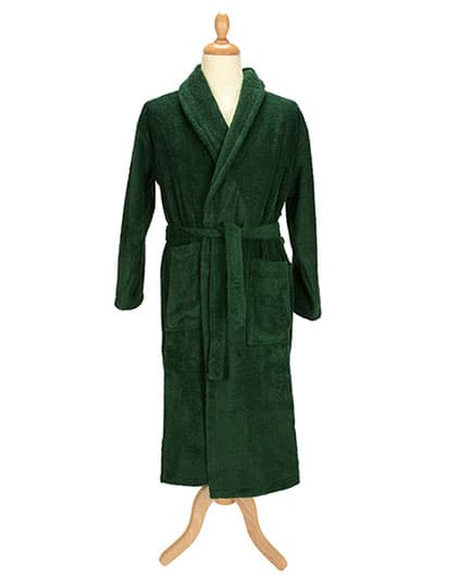 Bathrobe Shawl Collar — Dark Green