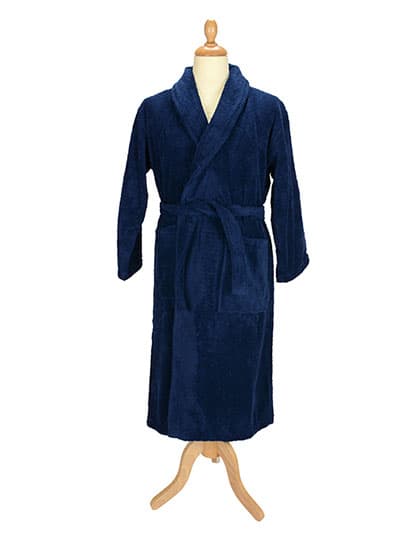 Bathrobe Shawl Collar — French Navy