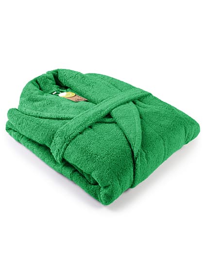 Bathrobe Shawl Collar — Irish Green