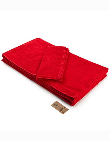 Guest Towel — Fire Red