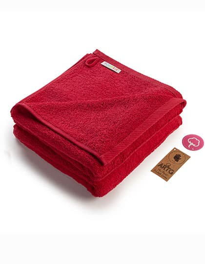 Fashion Hand Towel — Deep Red