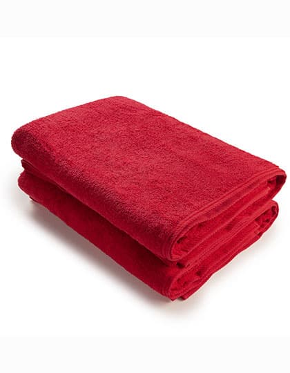 Bath Towel — Deep Red