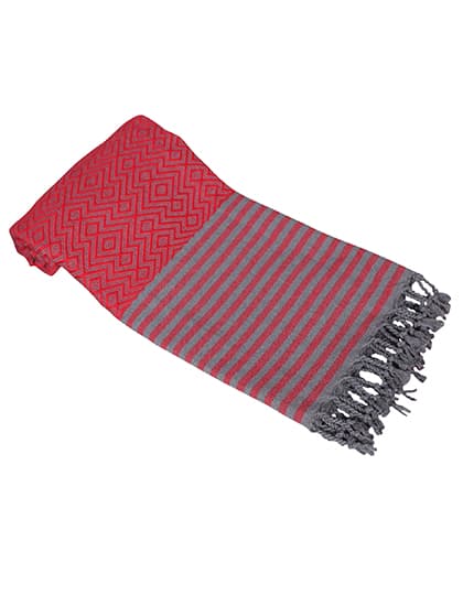 Hamam Towel Kusadasi — Fire Red