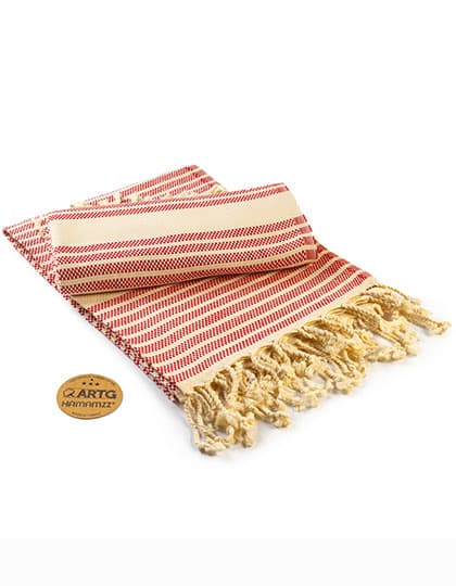 Hamamzz® Original Bodrum DeLuxe Towel — Classic Red