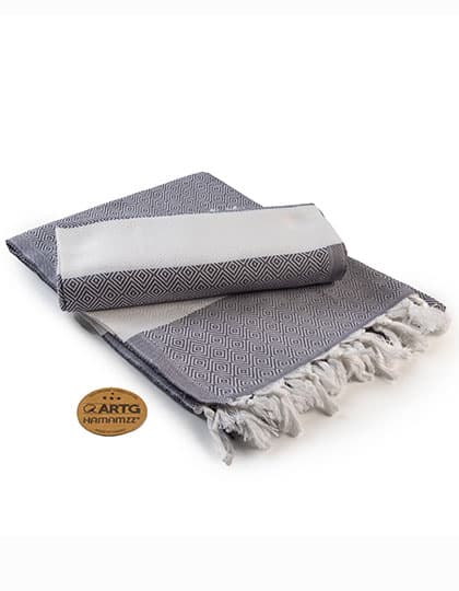 Hamamzz® Marmaris DeLuxe Towel — Graphite