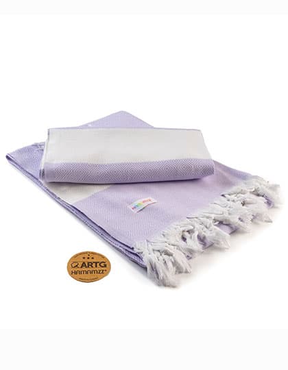 Hamamzz® Marmaris DeLuxe Towel — Light Purple