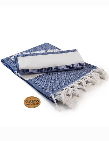 Hamamzz® Marmaris DeLuxe Towel — Navy Blue