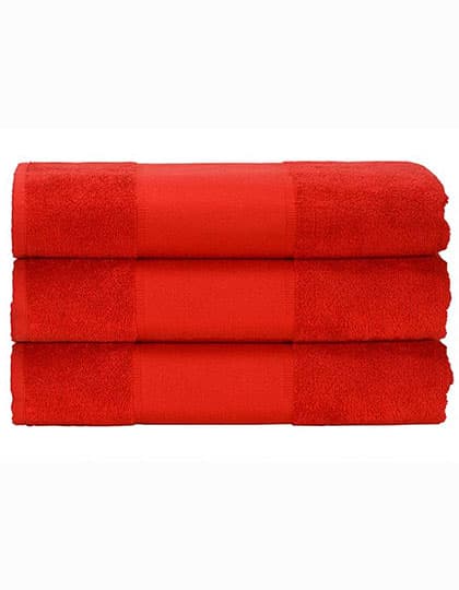 PRINT-Me® Hand Towel — Fire Red