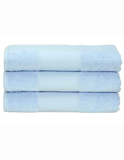 PRINT-Me® Hand Towel — Light Blue