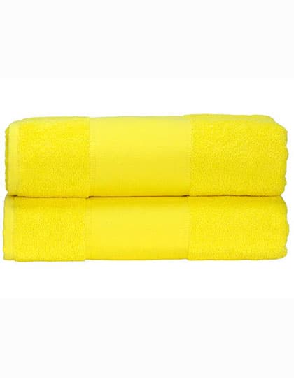 PRINT-Me® Bath Towel — Bright Yellow