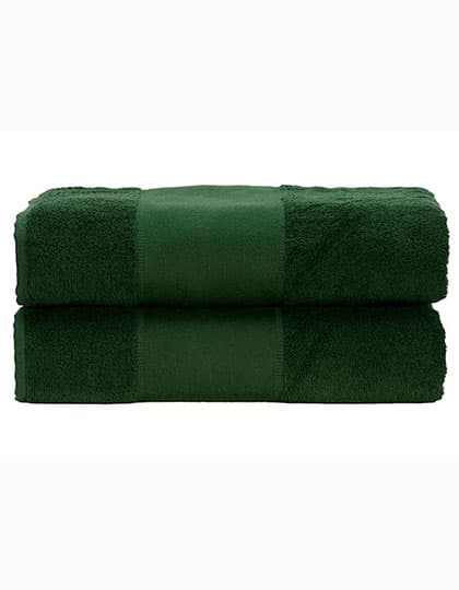PRINT-Me® Bath Towel — Dark Green