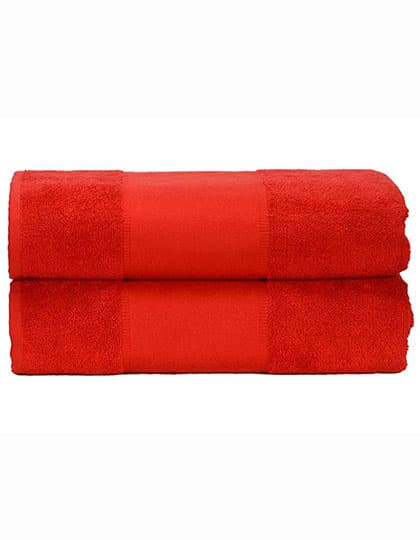 PRINT-Me® Bath Towel — Fire Red