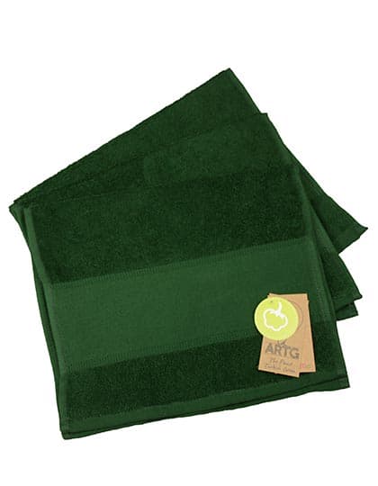 PRINT-Me® Guest Towel — Dark Green