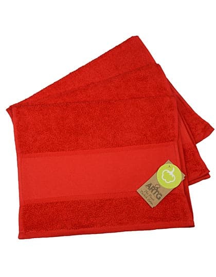 PRINT-Me® Guest Towel — Fire Red