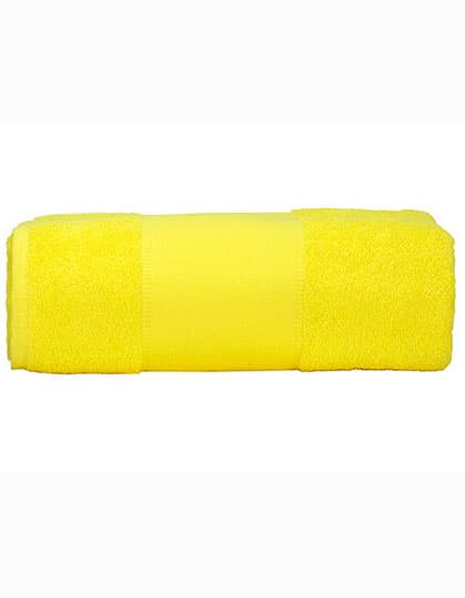 PRINT-Me® Big Towel — Bright Yellow