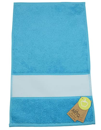 SUBLI-Me® Guest Towel — Aqua Blue