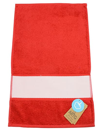 SUBLI-Me® Guest Towel — Fire Red