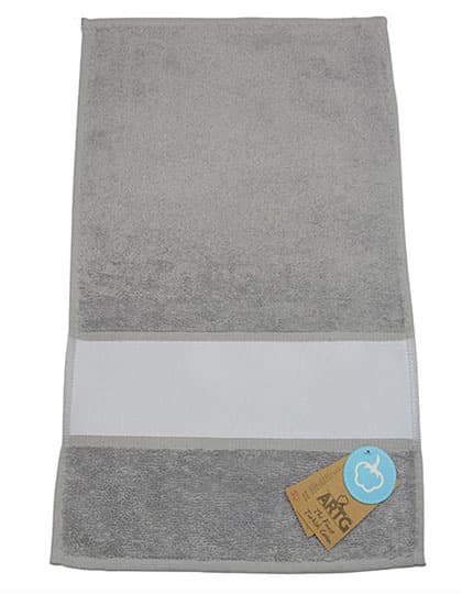 SUBLI-Me® Guest Towel — Light Grey
