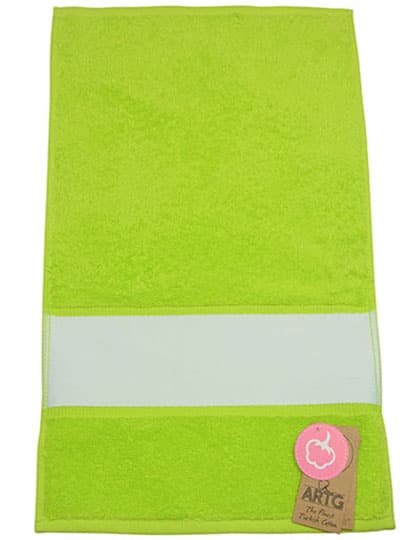 SUBLI-Me® Guest Towel — Lime Green