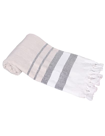 Hamam Towel Fantasy with Terry Backside — Sand