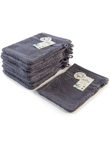 Natural Bamboo Washing Glove — Dark Grey