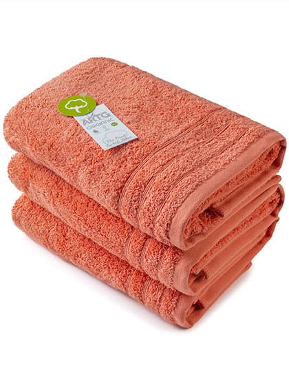 Organic Hand Towel — Rose