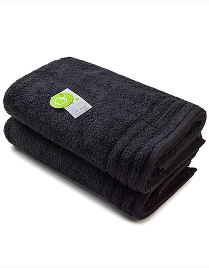 Organic Bath Towel — Black