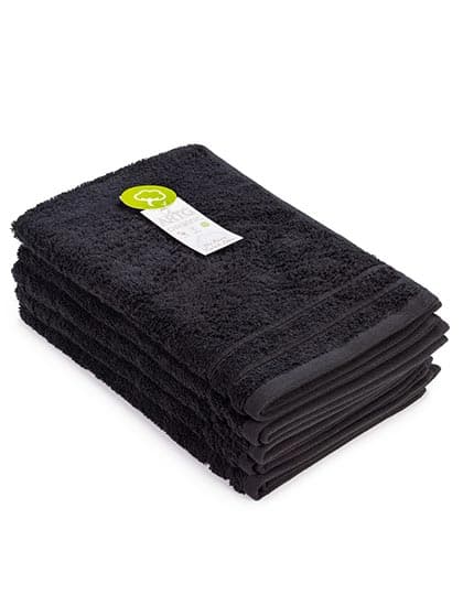 Organic Guest Towel — Black