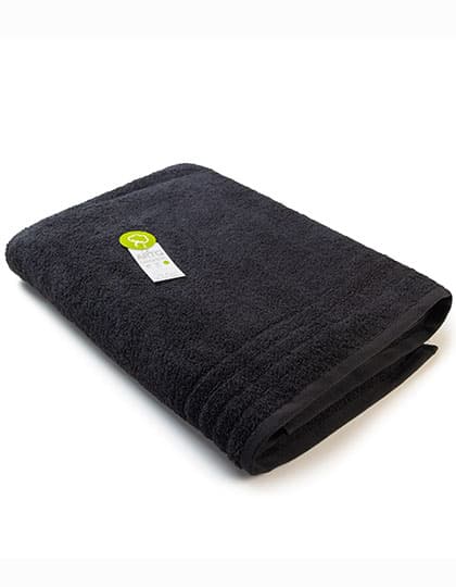 Organic Beach Towel — Black