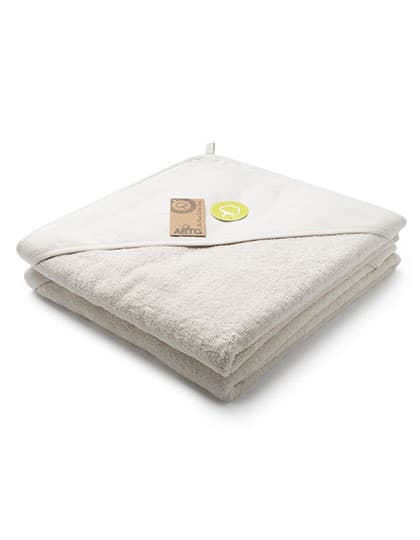 PRINT-Me® Baby Hooded Towel — Cream