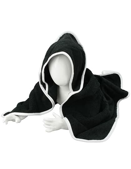 Babiezz® Hooded Towel — Black