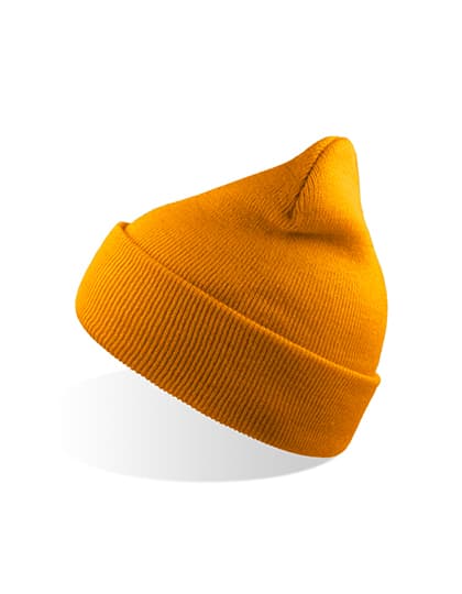 Wind Beanie Recycled — Mustard