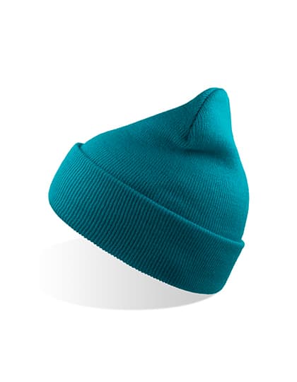 Wind Beanie Recycled — Turquoise