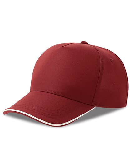Recy Five Piping Cap — Burgundy