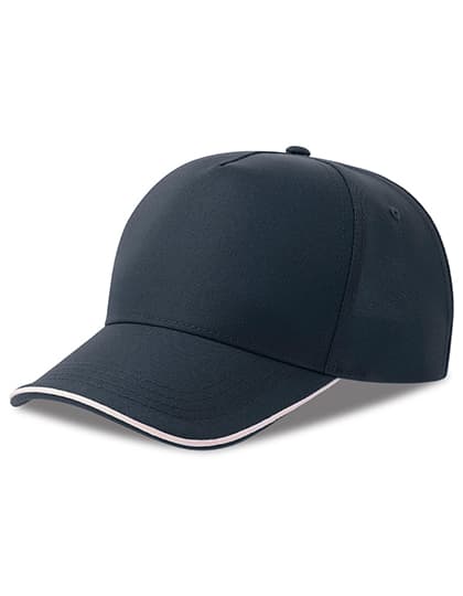 Recy Five Piping Cap — Navy