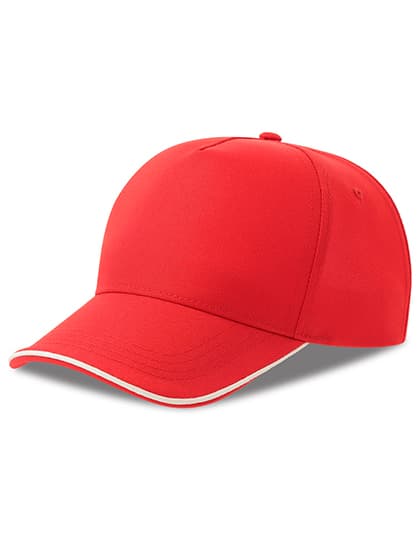 Recy Five Piping Cap — Red