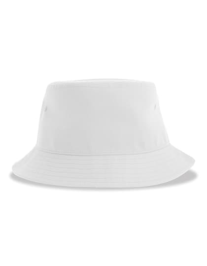 Geo Bucket Hat — White