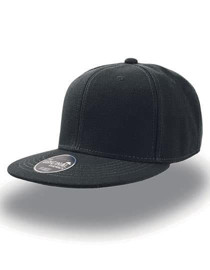 Snap Back Cap — Black