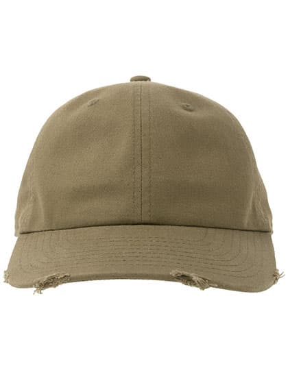Dad Hat Destroyed-S — Olive