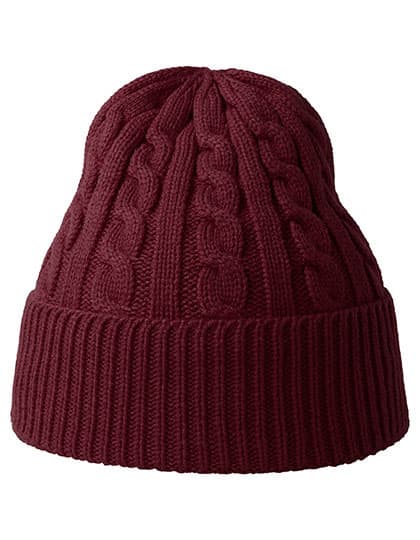 Claire Beanie — Burgundy