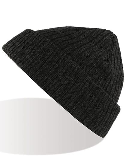 Docker Beanie — Black Melange