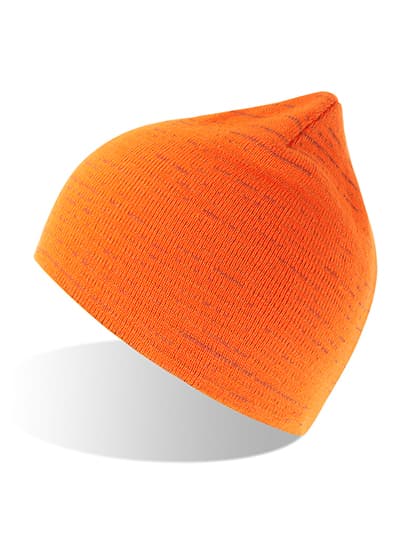 Shine Beanie — Orange Fluo
