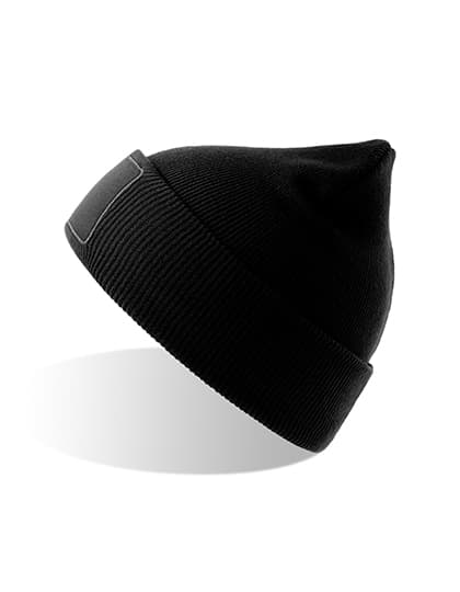 Wind-S Beanie with Patch — Black